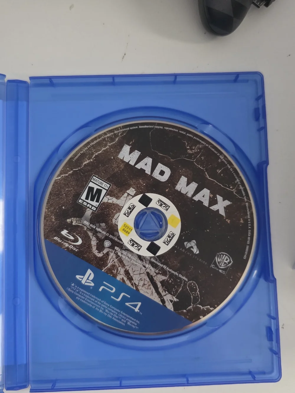 Sony PS4 Mad Max Game Disc - Brown & Black